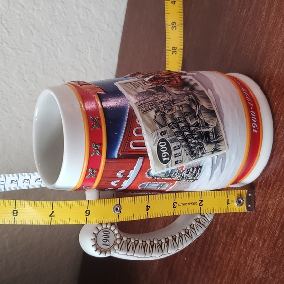 VTG 1999 Budweiser Beer holiday Collectible Stein "A Century of Tradition" - Picture 9 of 10